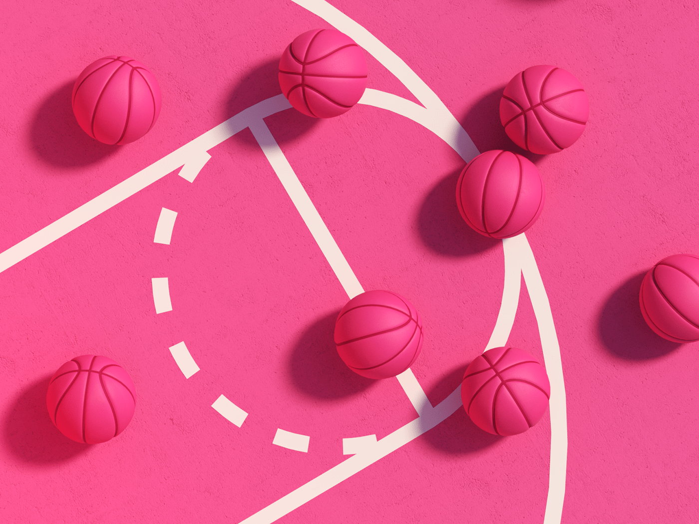 Girly Pink Basketball Wallpapers