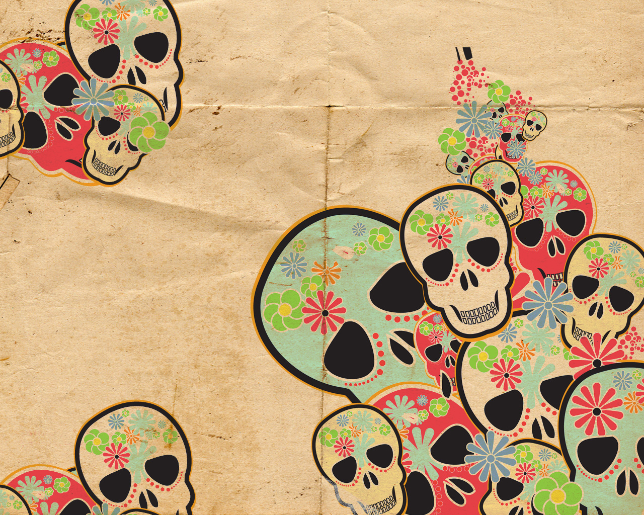 Girly Skulls Wallpapers