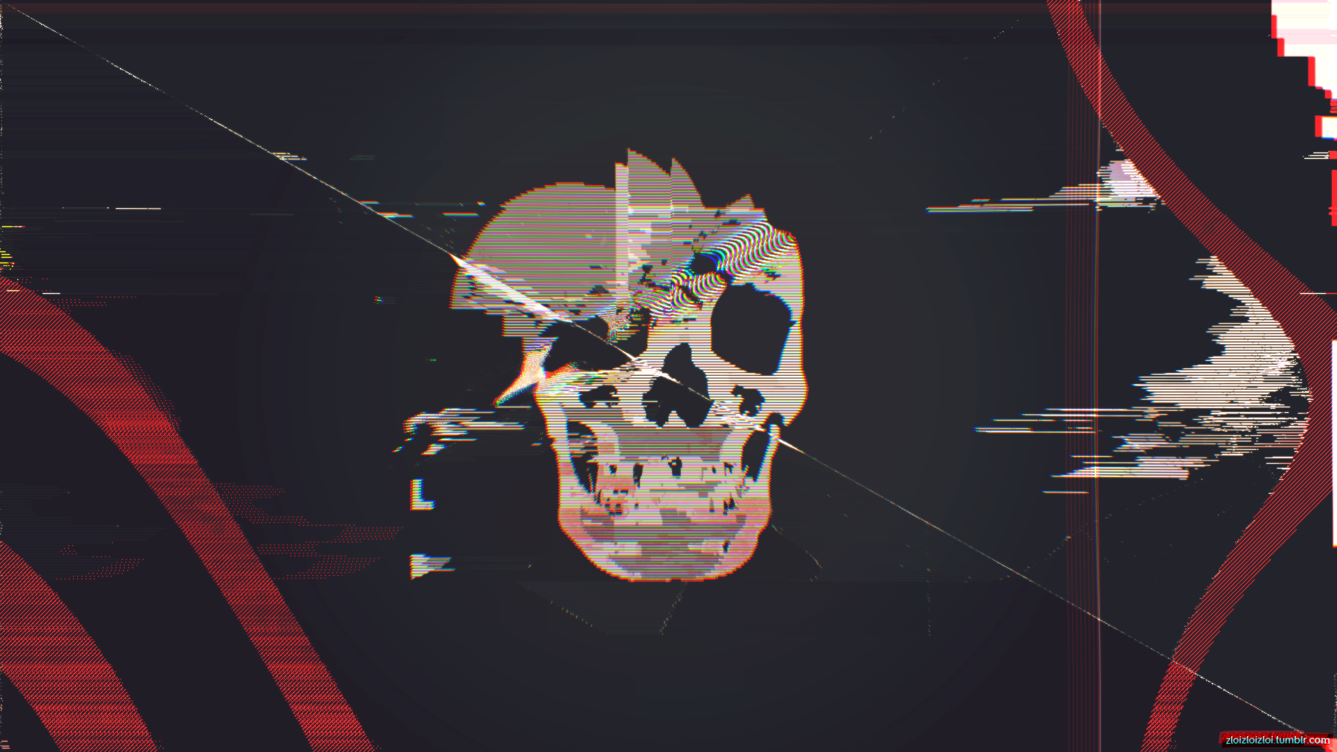 Glitch Skull Wallpapers