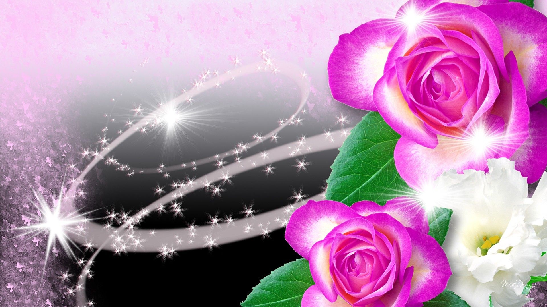 Glitter Flower Wallpapers