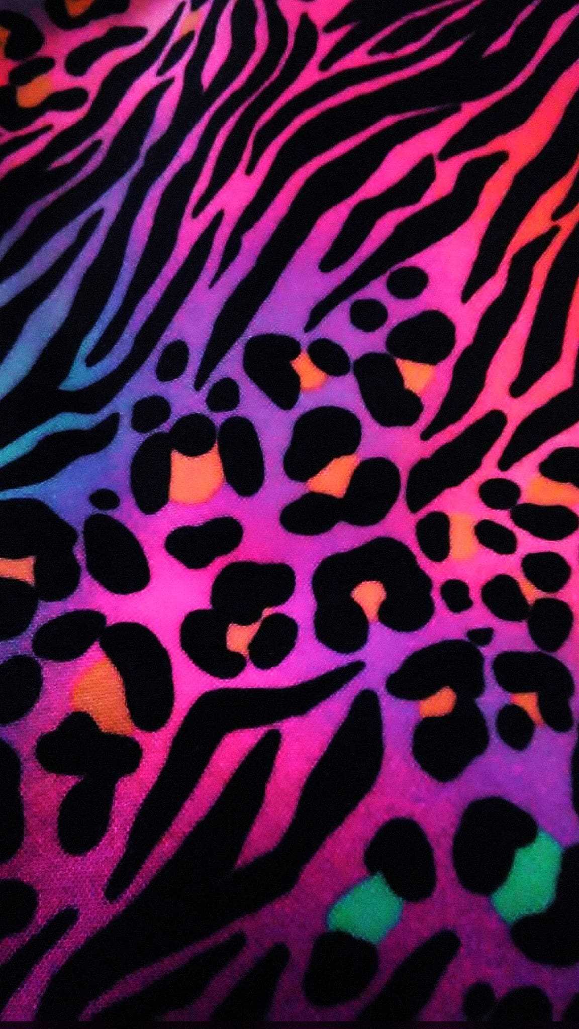 Glitter Leopard Print Wallpapers