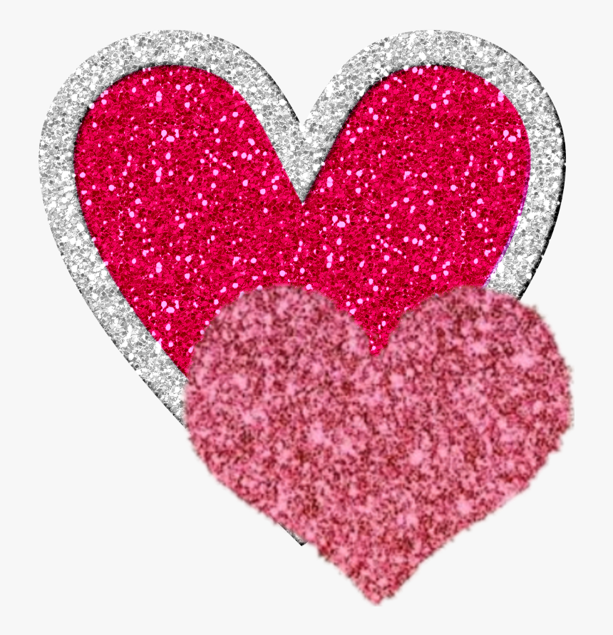 Glitter Pink Heart Wallpapers