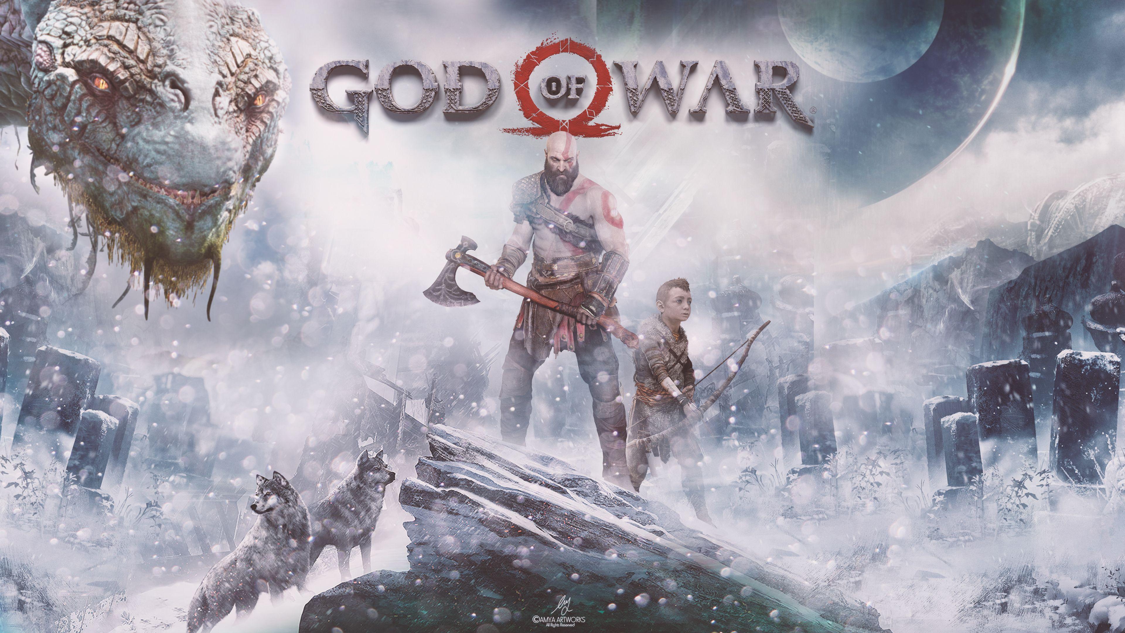 God Of War 4K Wallpapers