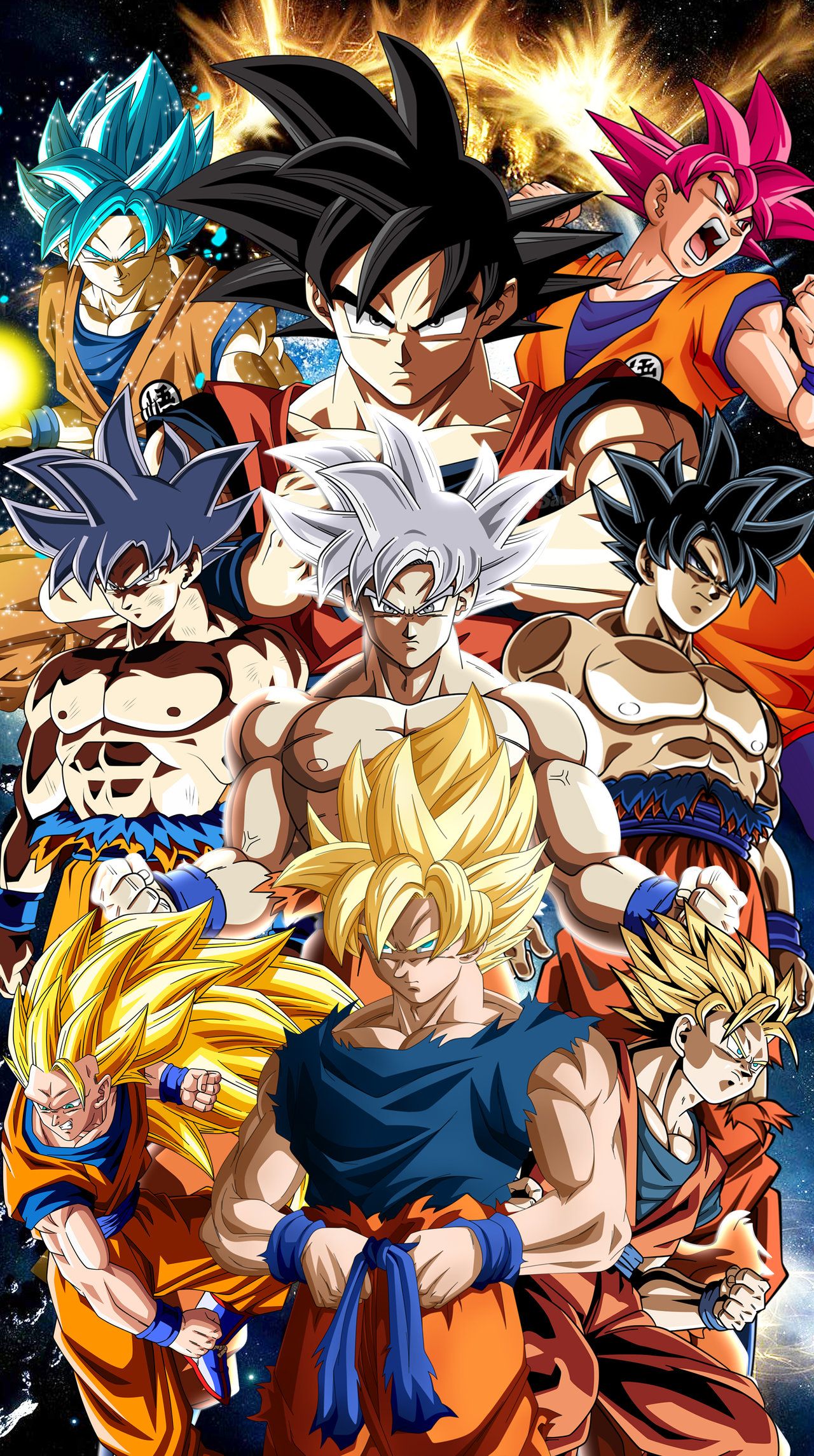 Goku All Forms Wallpapers