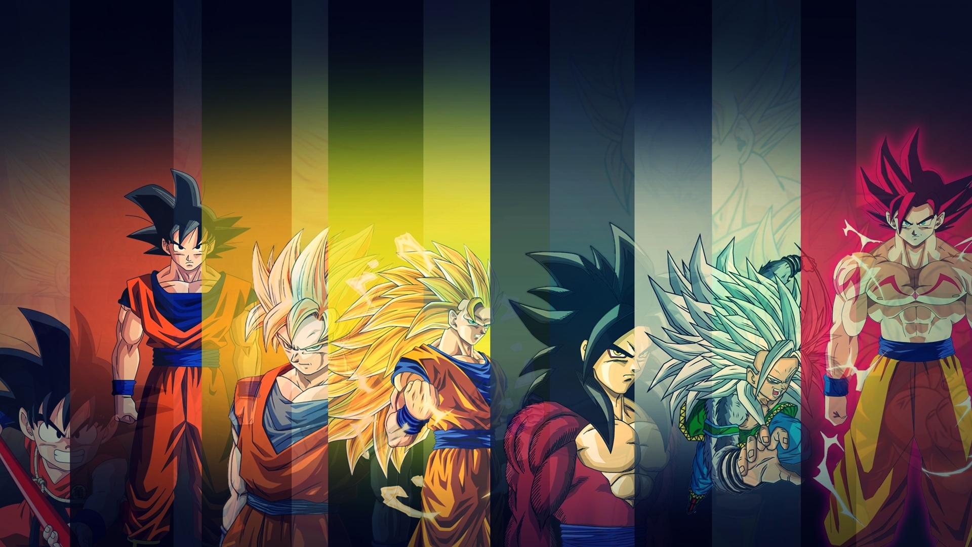 Goku All Forms Wallpapers