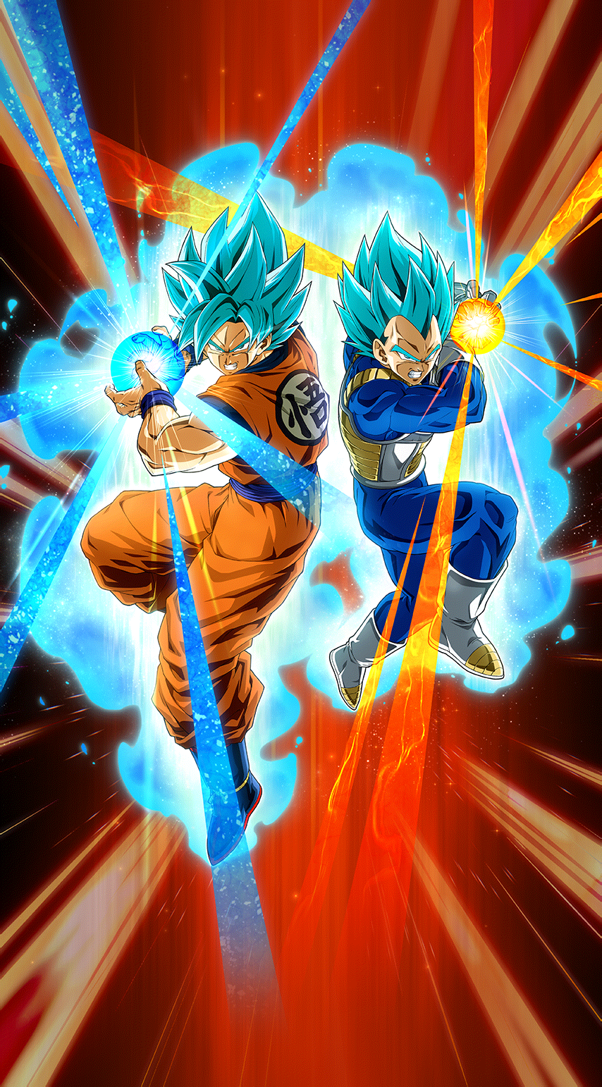 Goku And Vegeta Blue Wallpapers