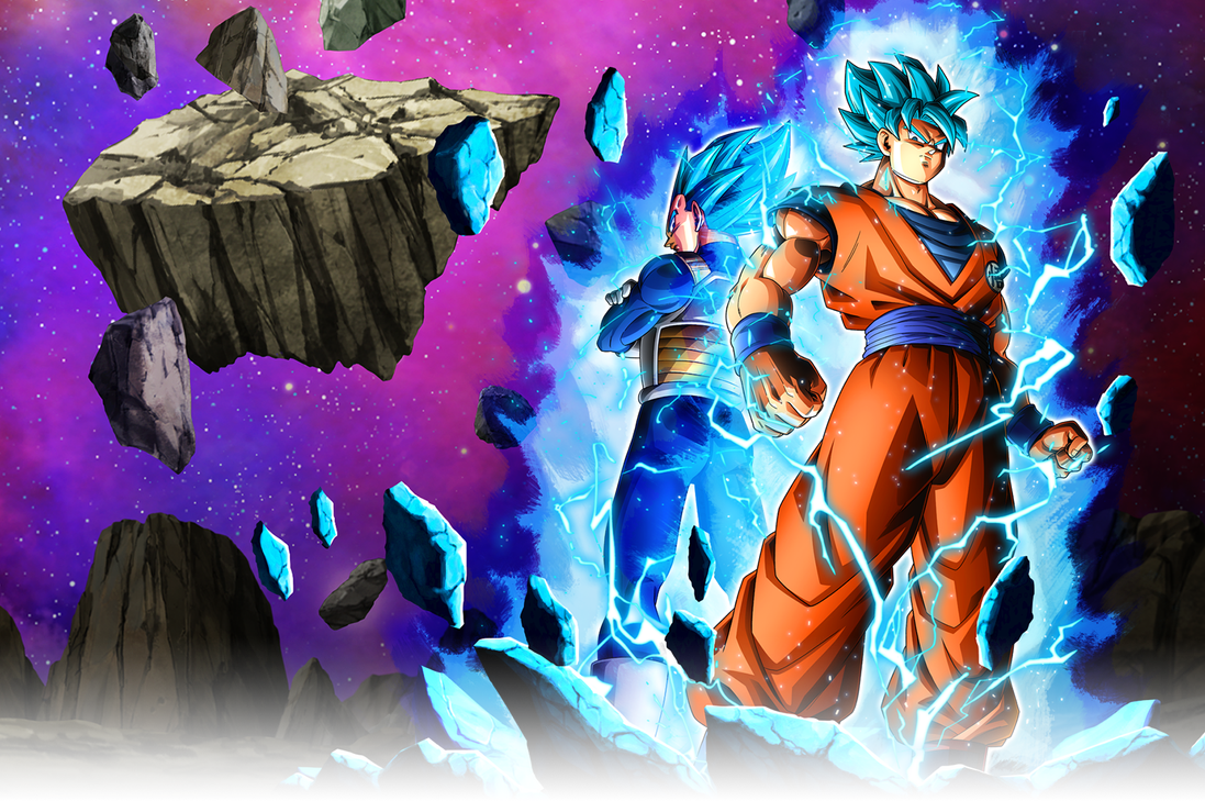 Goku And Vegeta Blue Wallpapers