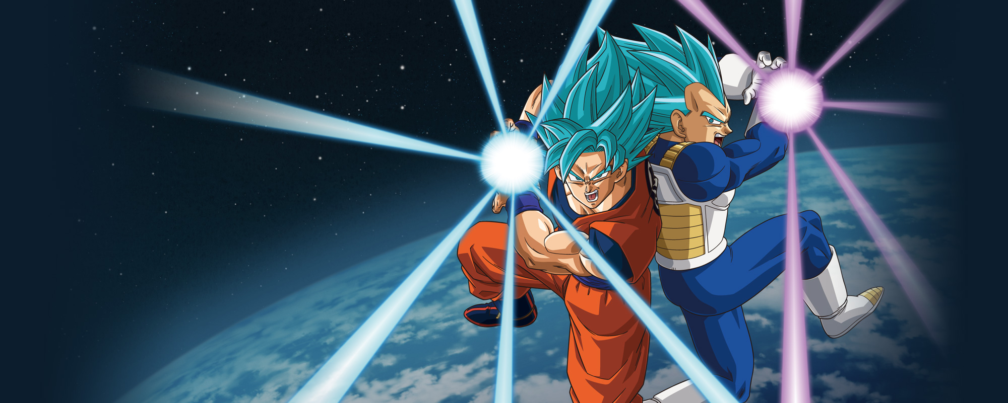 Goku And Vegeta Blue Wallpapers