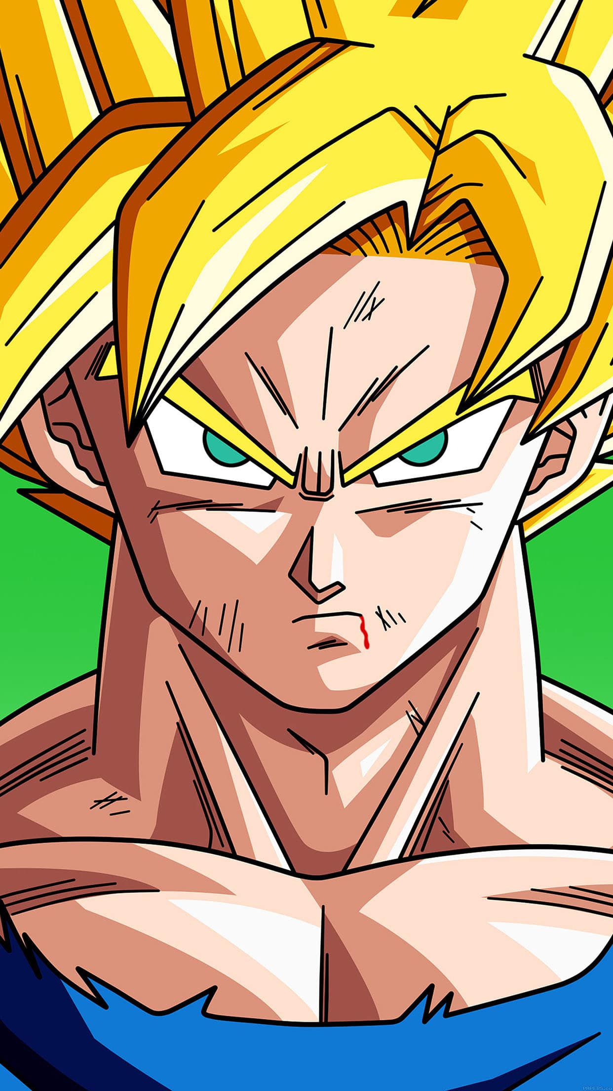 Goku Angry Face Wallpapers