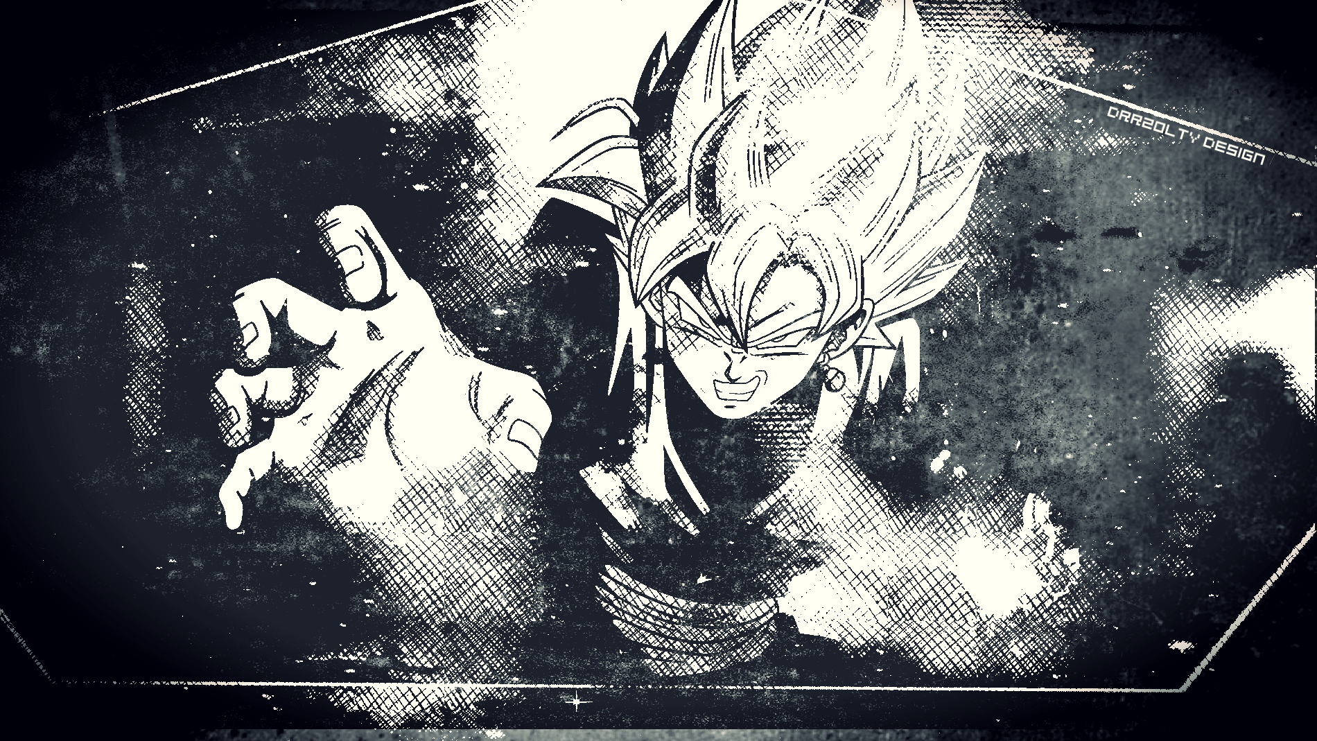 Goku Black And White Wallpapers