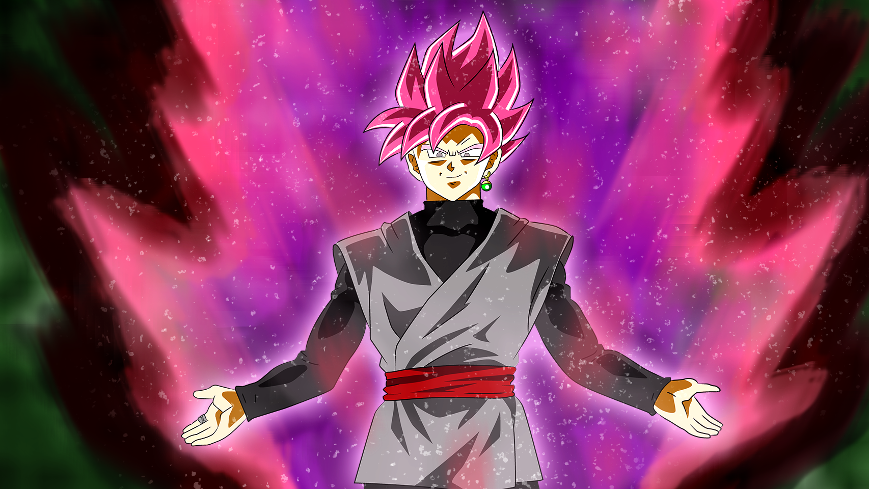 Goku Black Rose Transparent Wallpapers