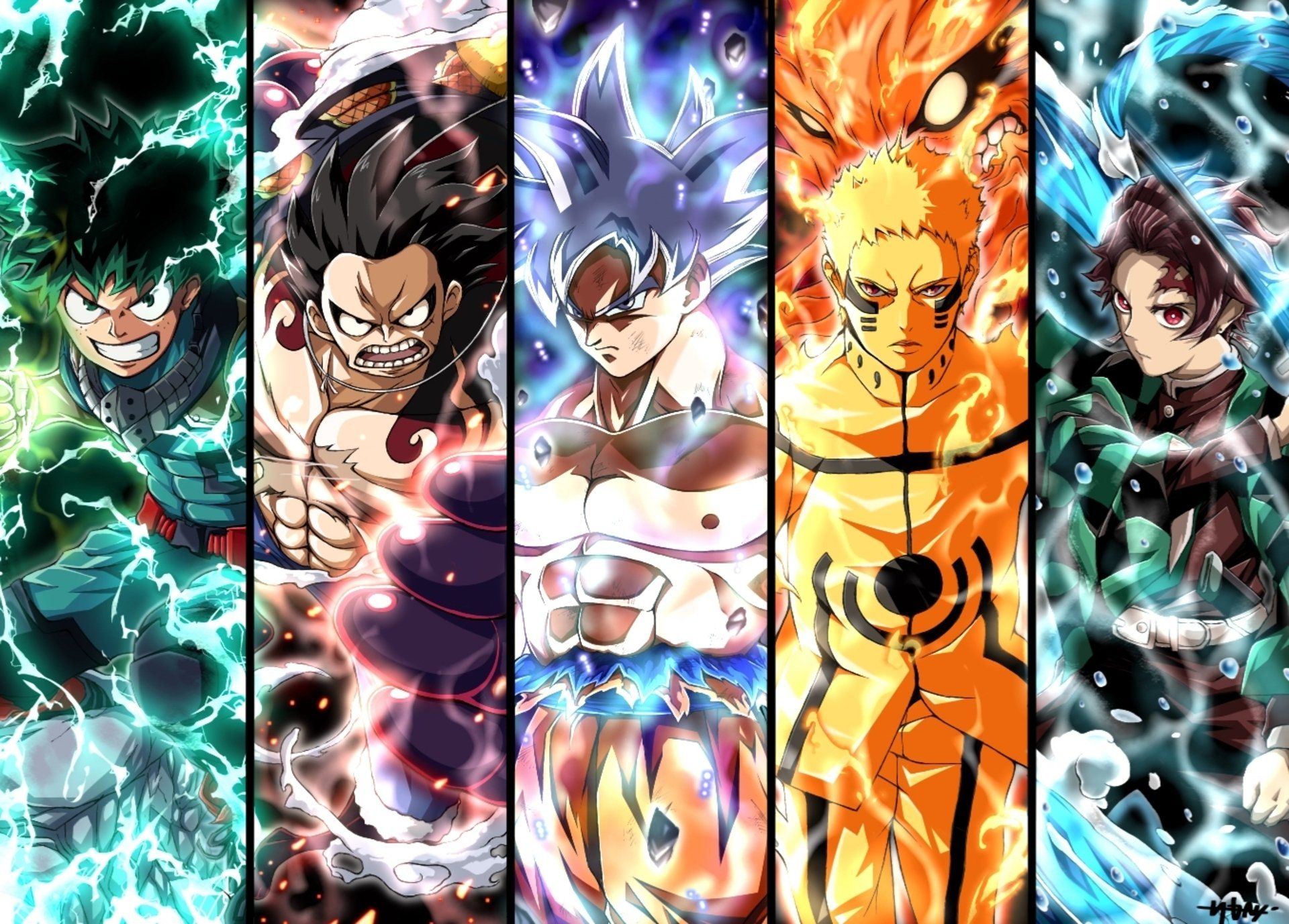 Goku Fused With Naruto Wallpapers