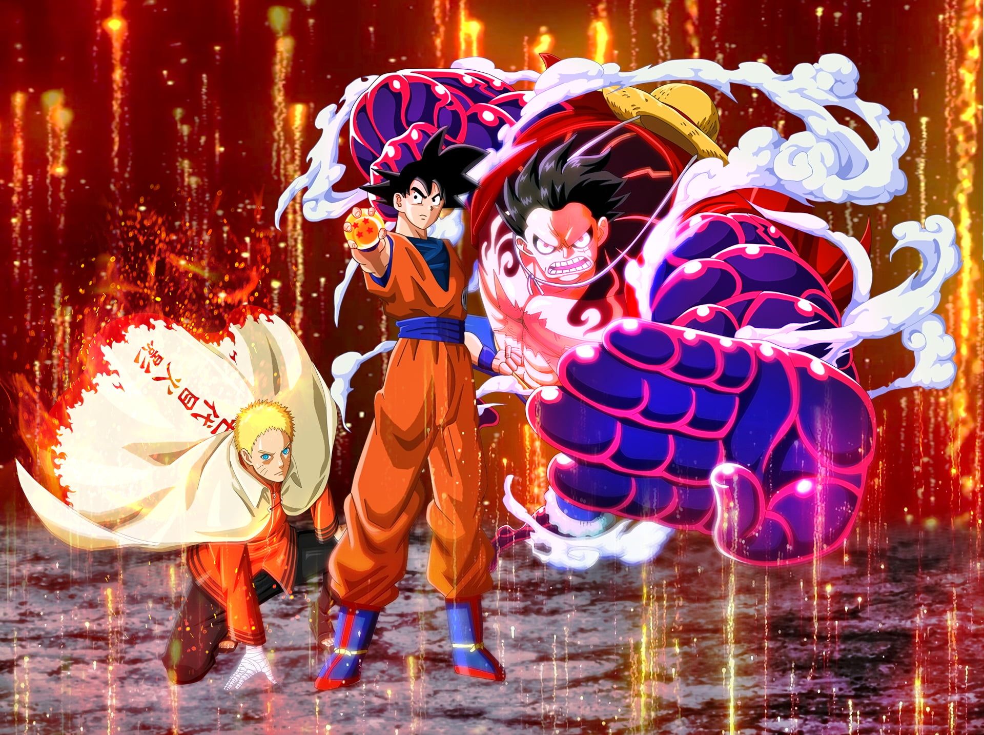 Goku Fused With Naruto Wallpapers