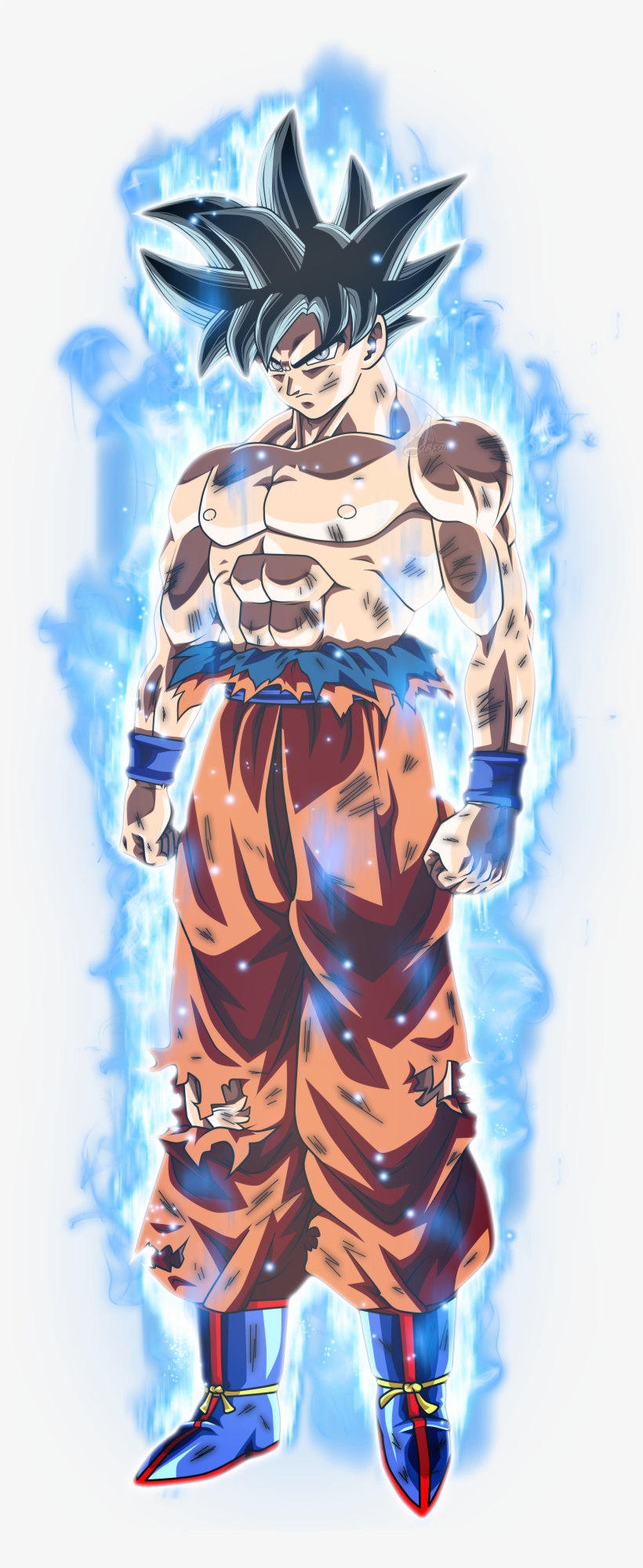 Goku Mastered Ultra Instinct Full Body Wallpapers