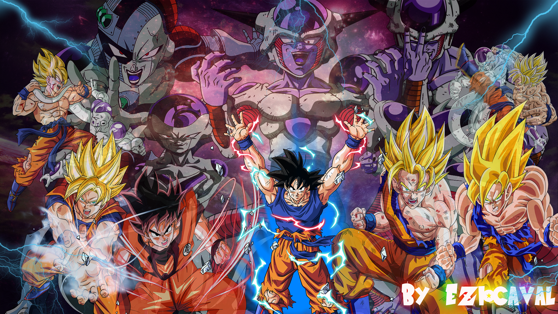 Goku Versus Frieza Wallpapers