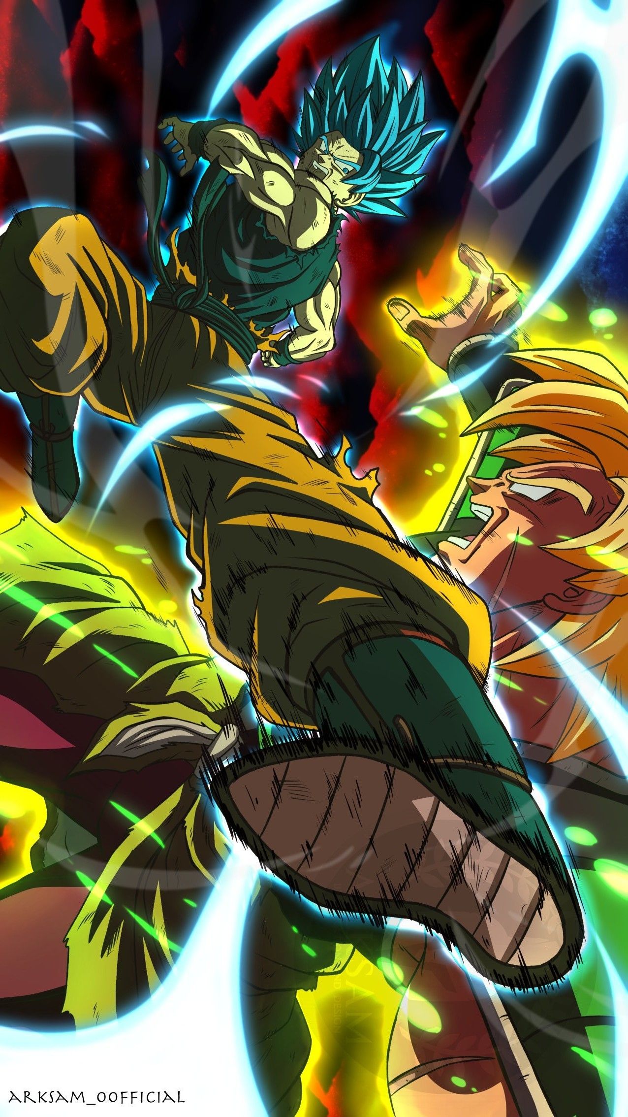 Goku Vs Broly Wallpapers