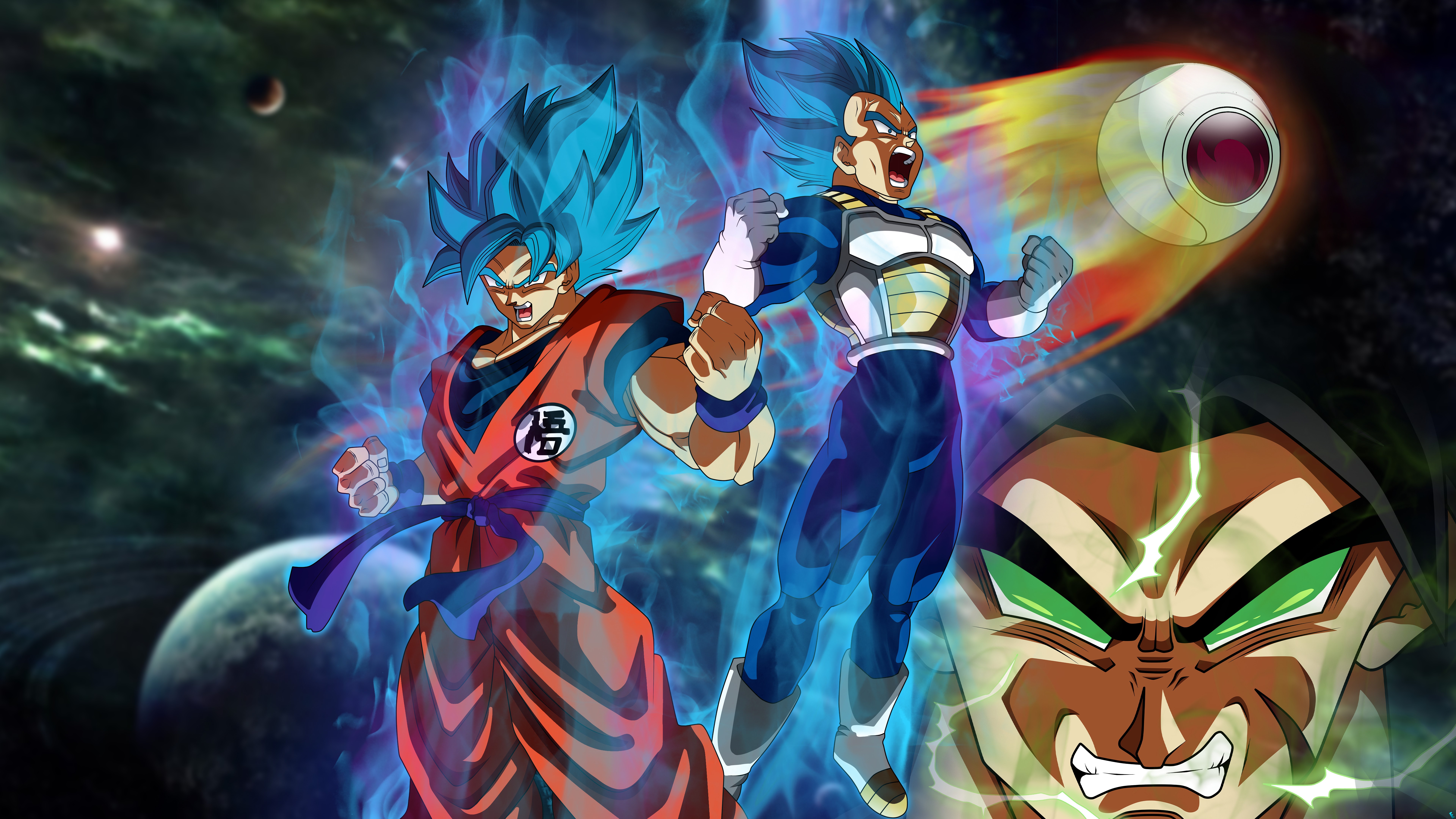 Goku Vs Broly Wallpapers