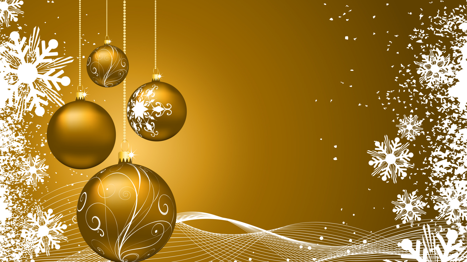 Gold Christmas Wallpapers
