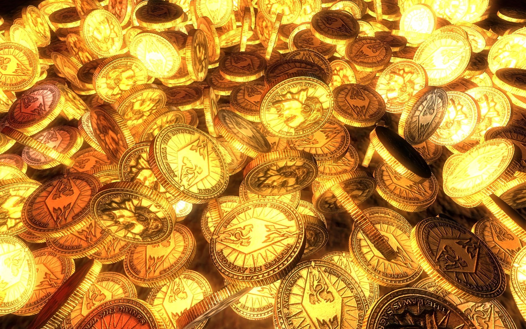 Gold Coin Aesthetic Wallpapers