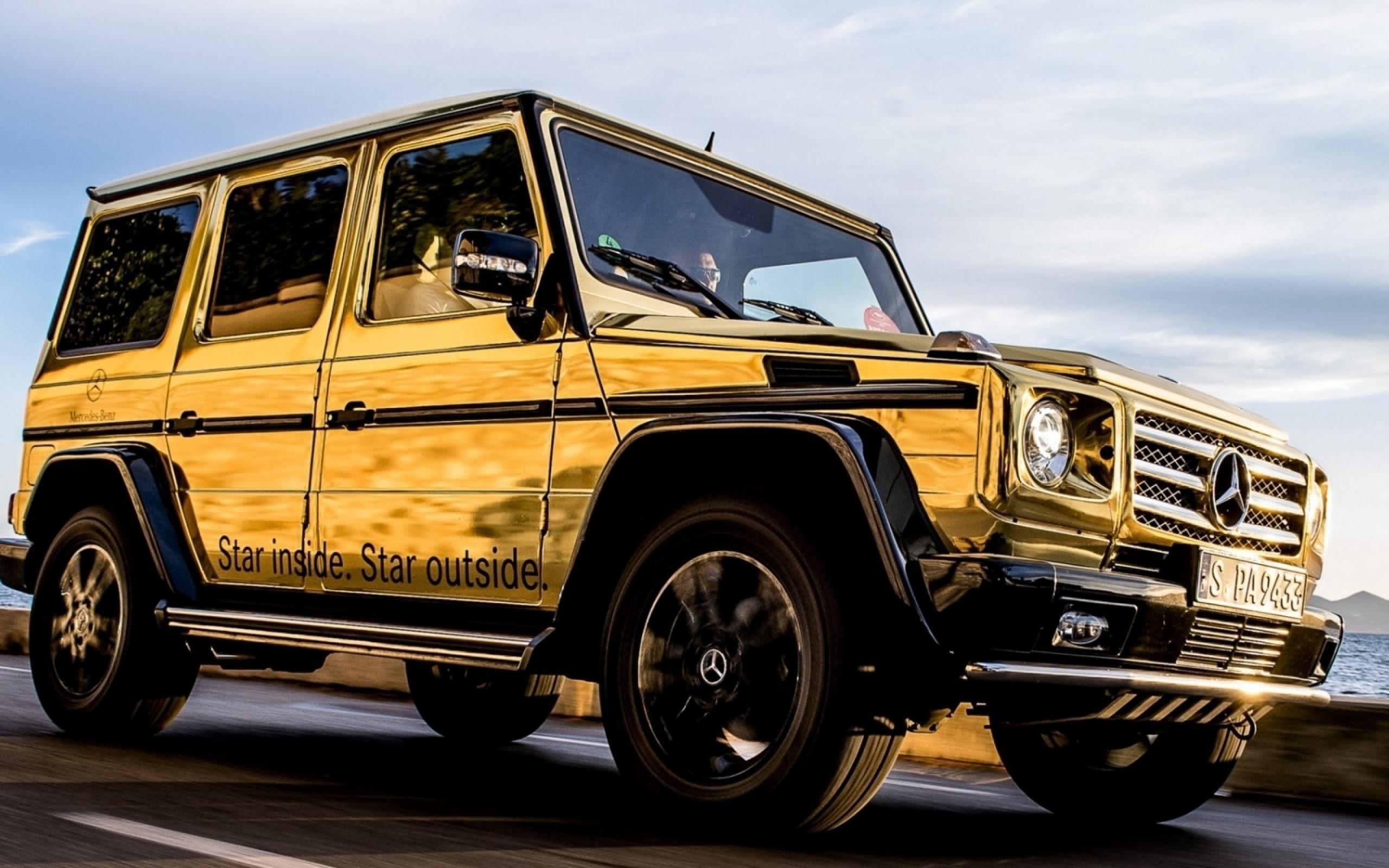 Gold Cool Cars Wallpapers