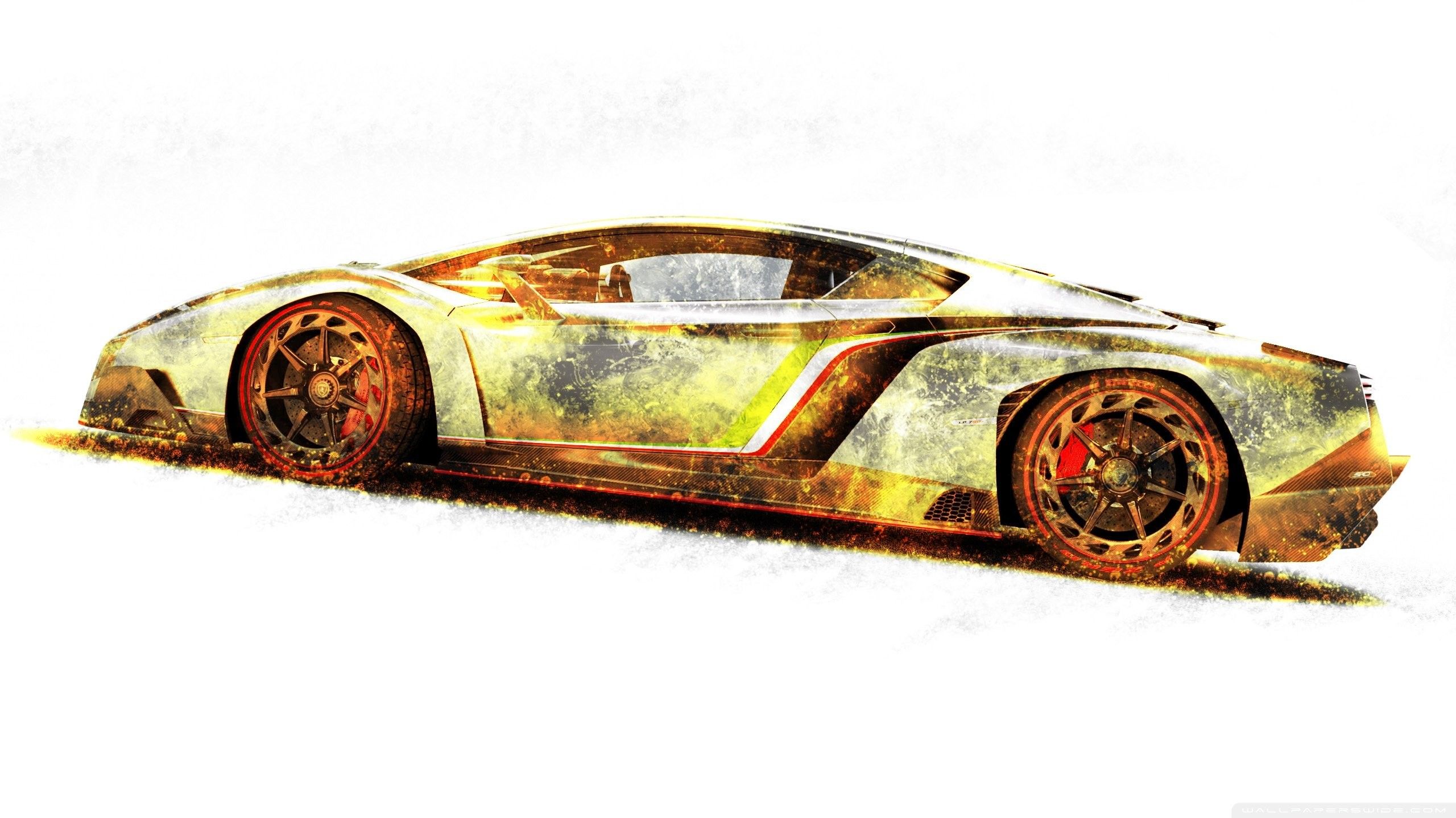Gold Cool Cars Wallpapers