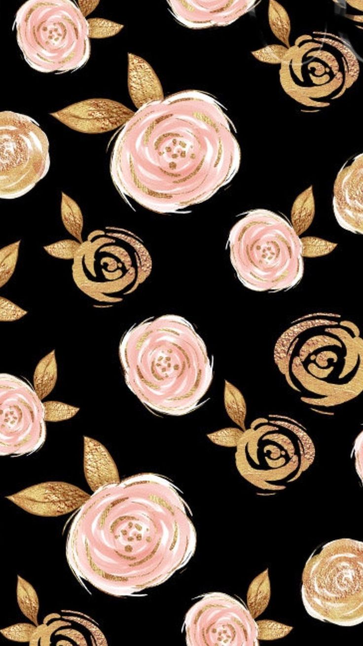 Gold Flowers Wallpapers