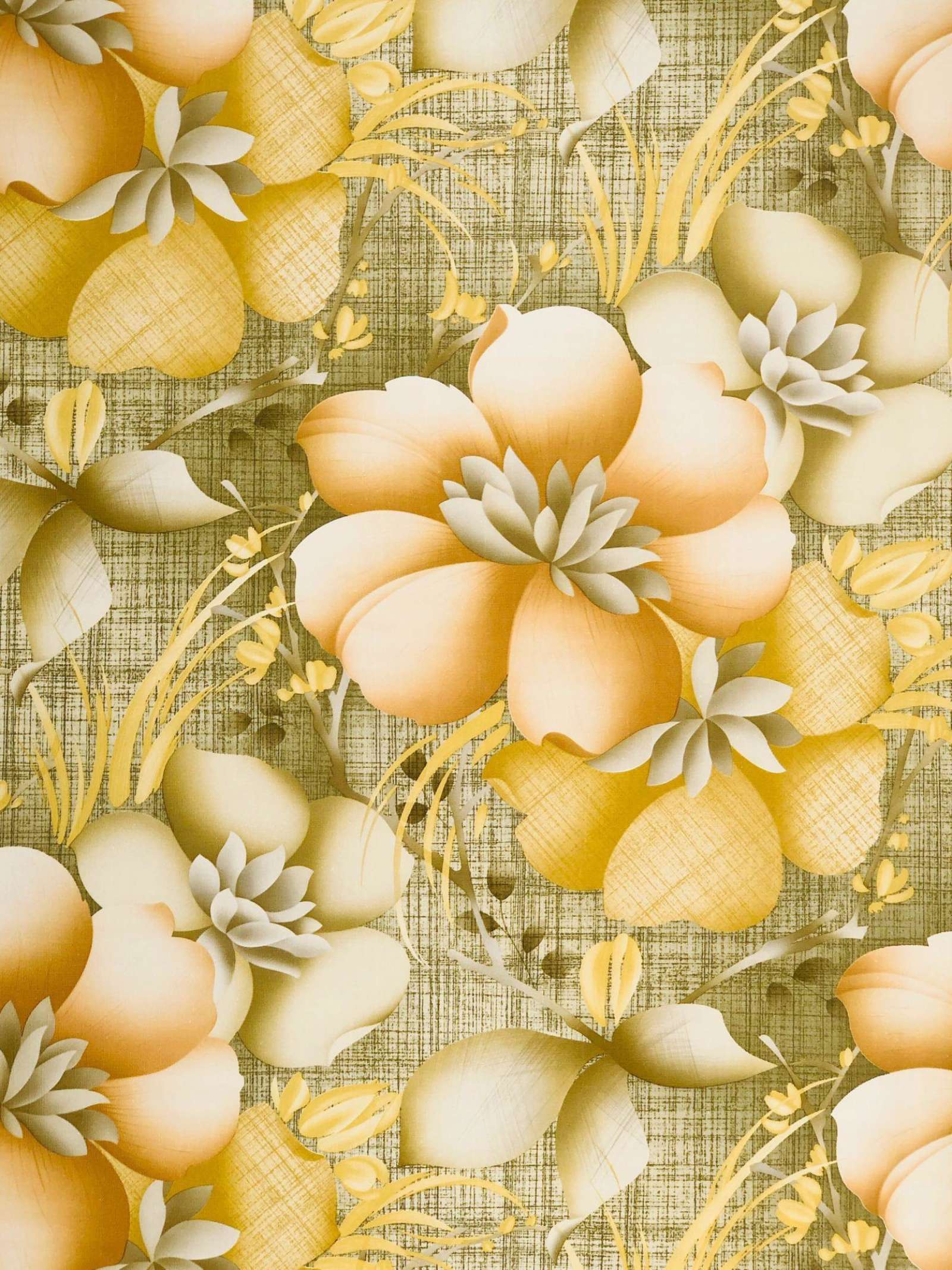 Gold Flowers Wallpapers