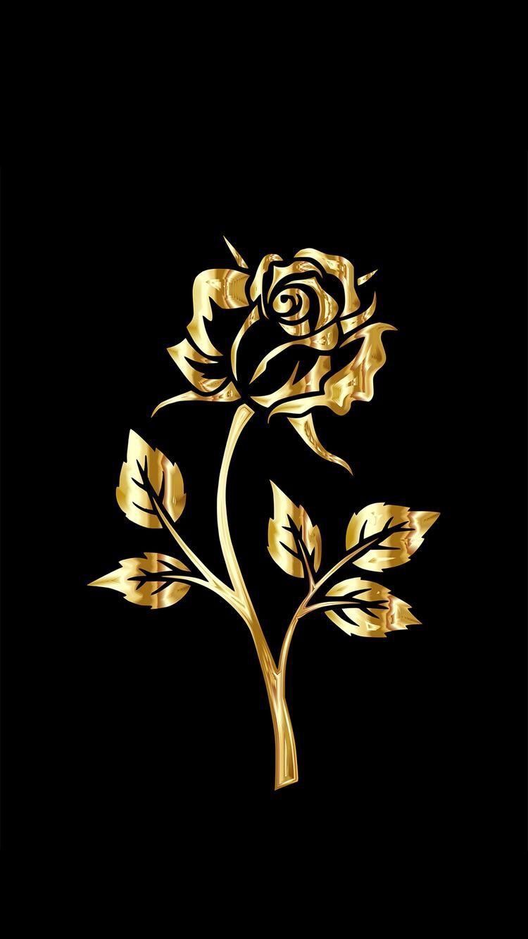 Gold Flowers Wallpapers