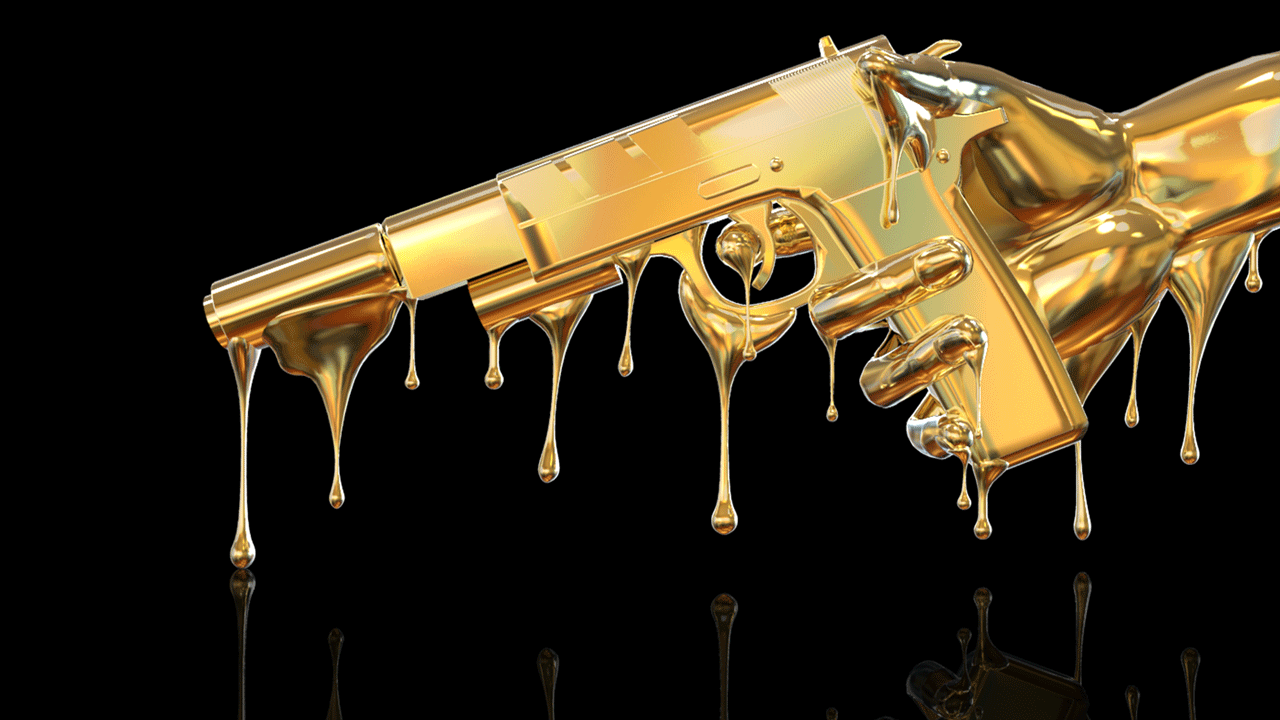 Gold Gun Wallpapers