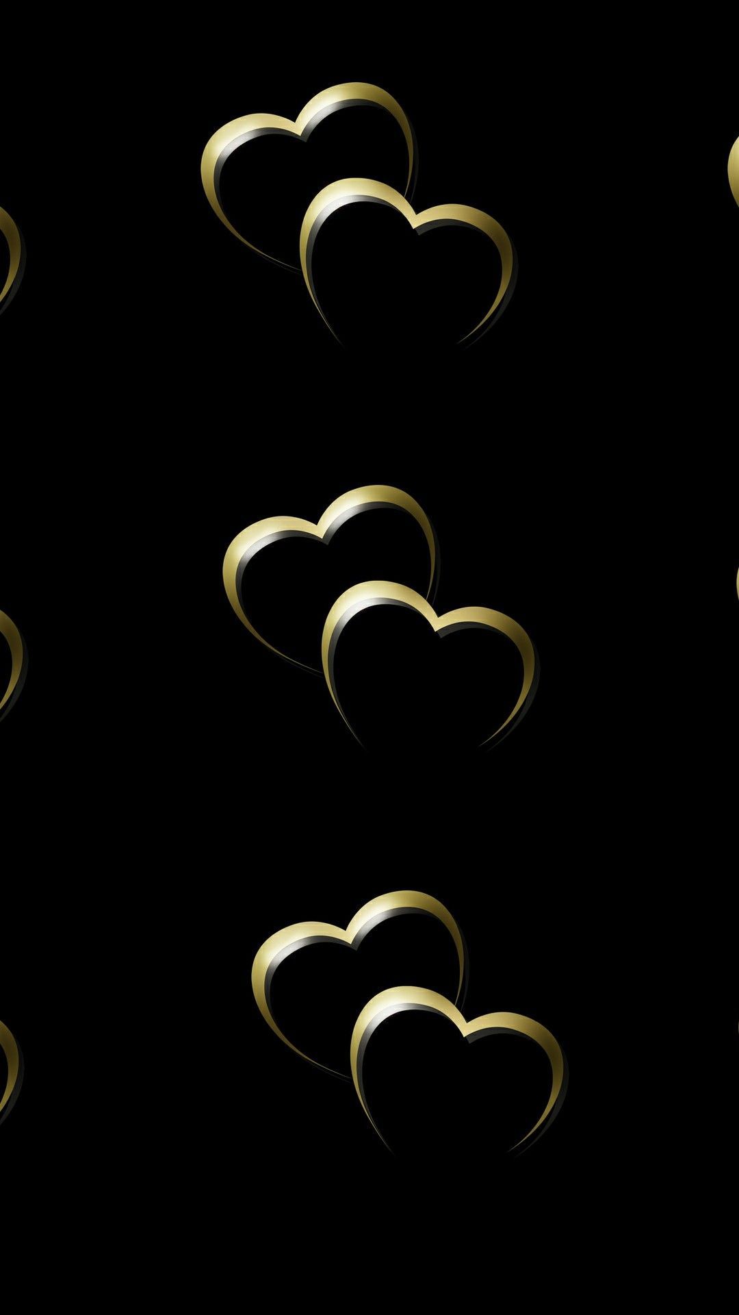 Gold Heart Wallpapers