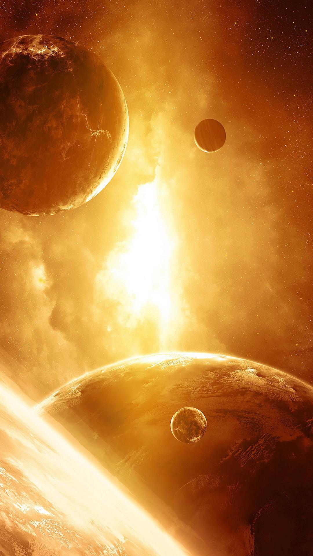 Gold Planet Wallpapers