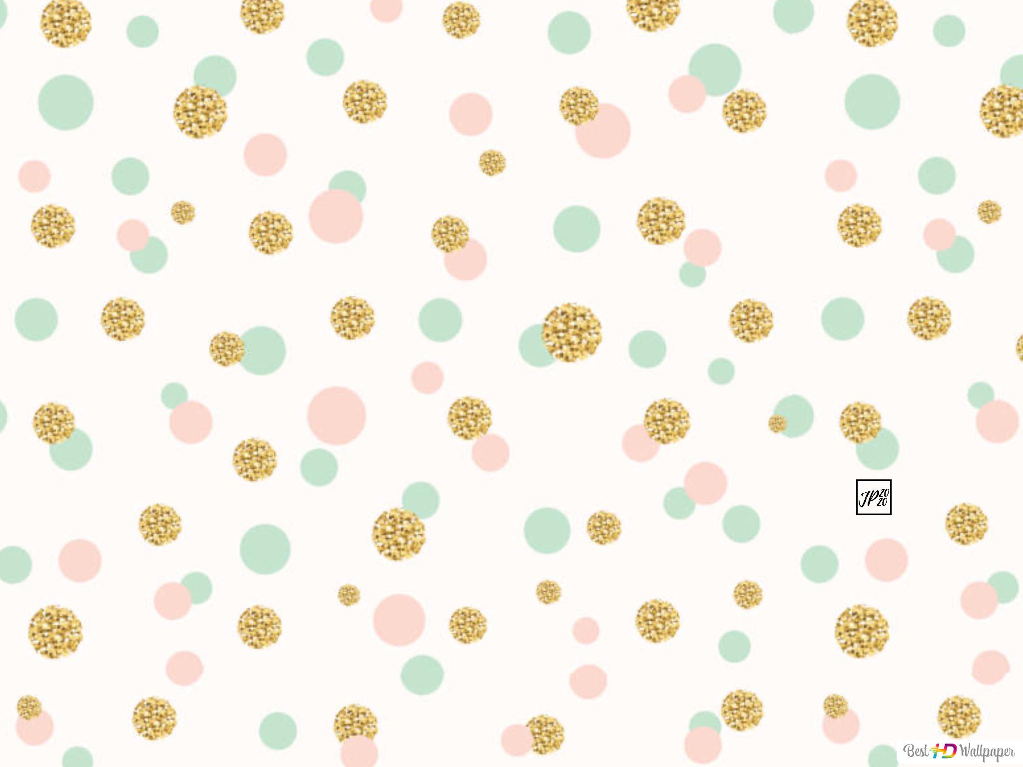 Gold Polka Dot Desktop Wallpapers