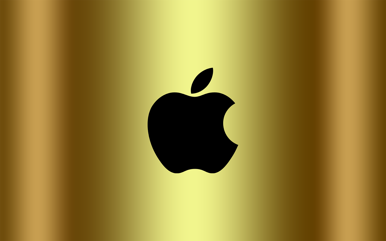 Golden Apple Logo Wallpapers
