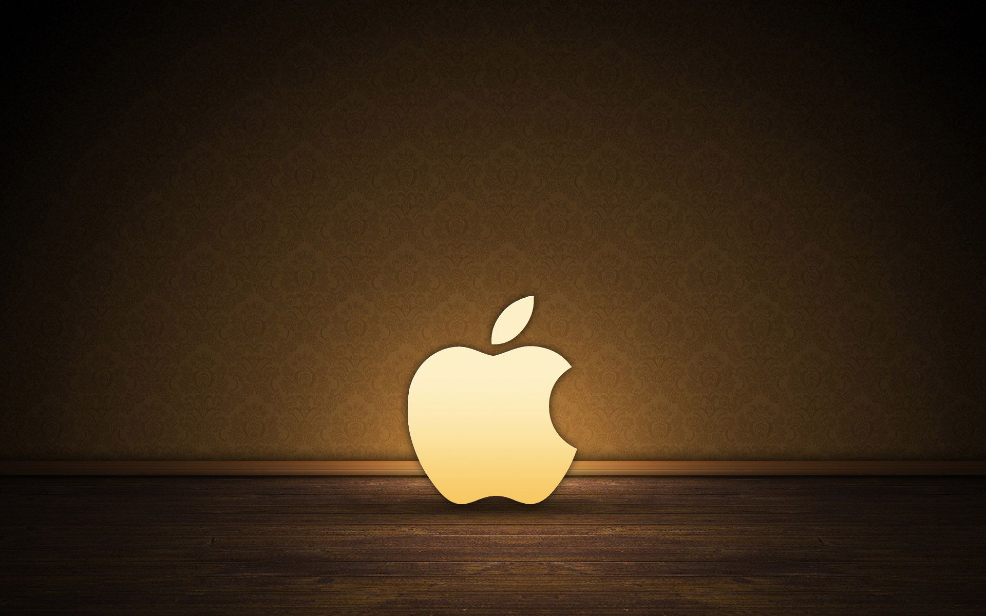 Golden Apple Logo Wallpapers