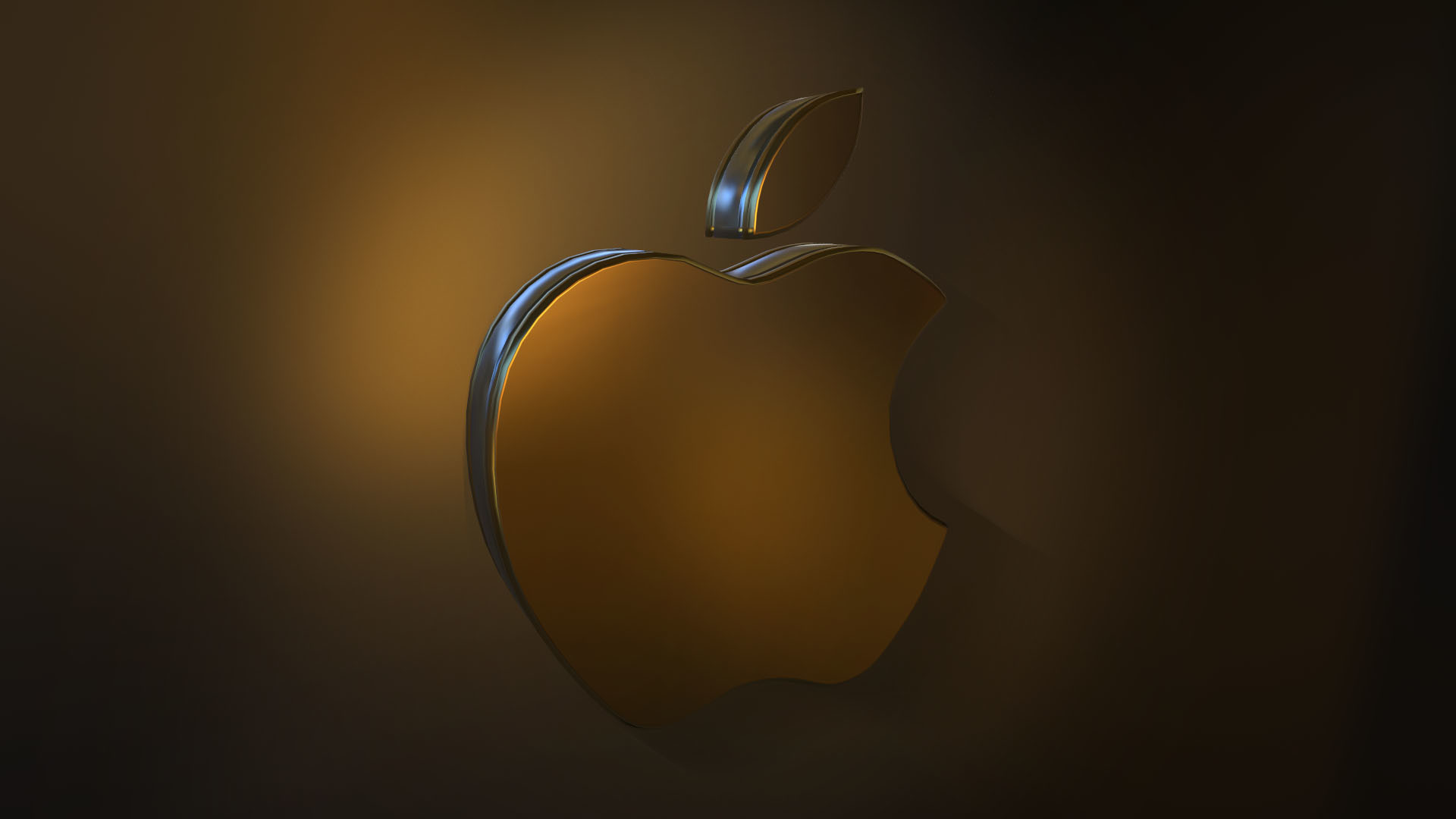 Golden Apple Logo Wallpapers