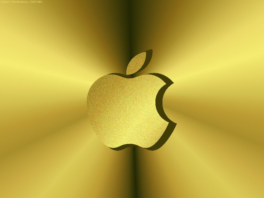 Golden Apple Logo Wallpapers