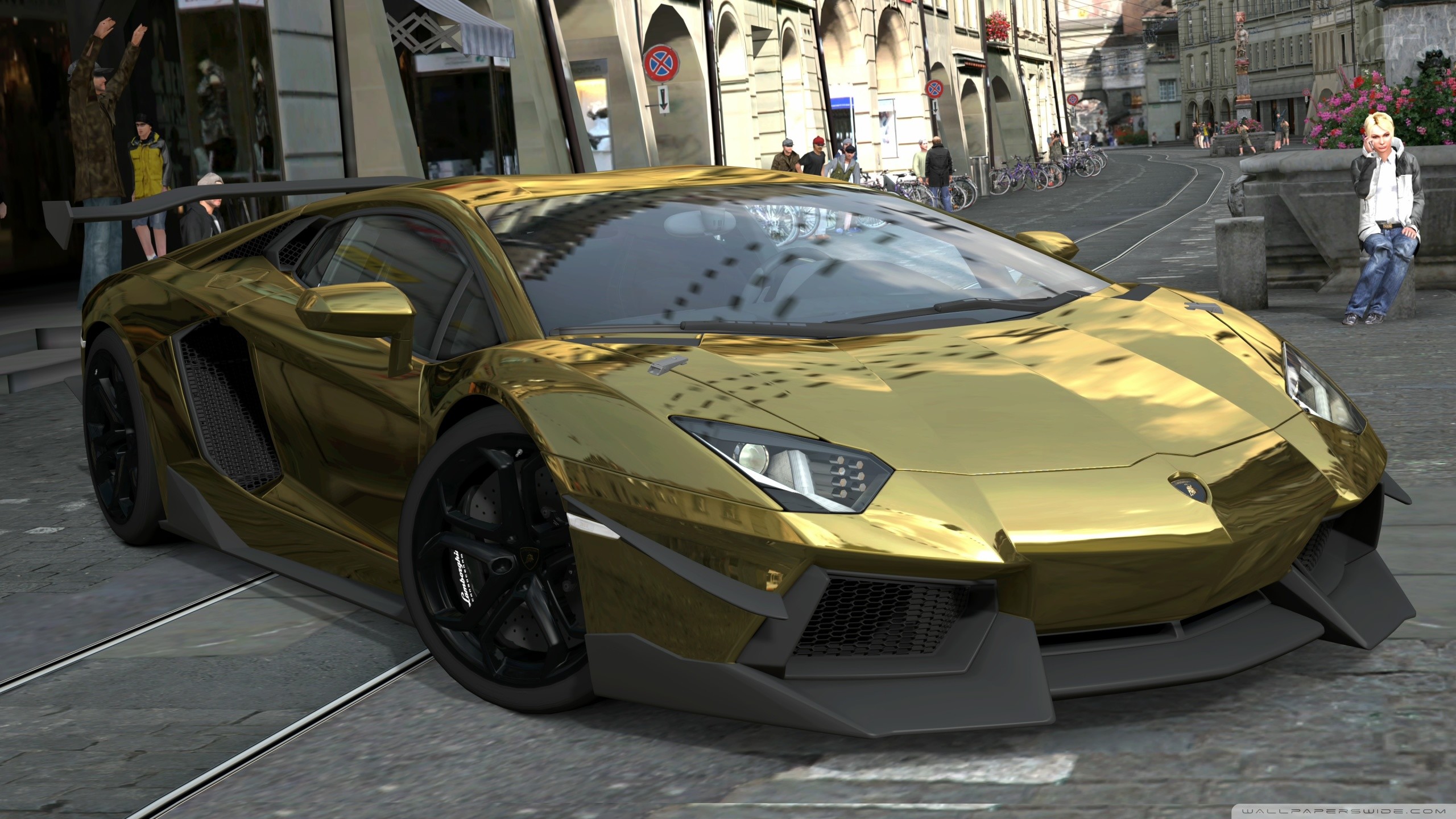 Golden Cars Wallpapers