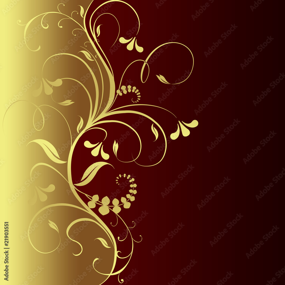 Golden Flowers Wallpapers