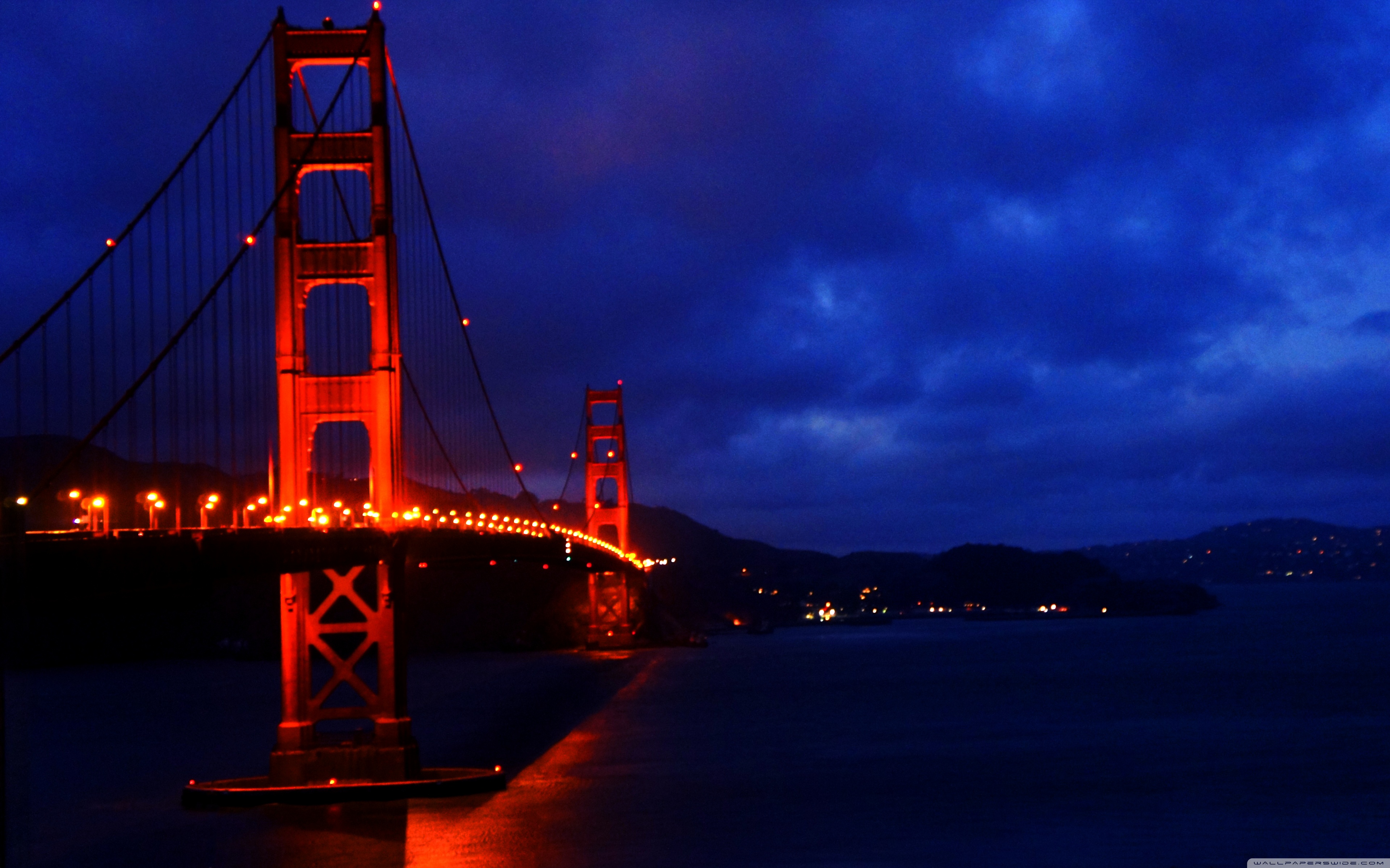 Golden Gate Bridge At Night Wallpapers