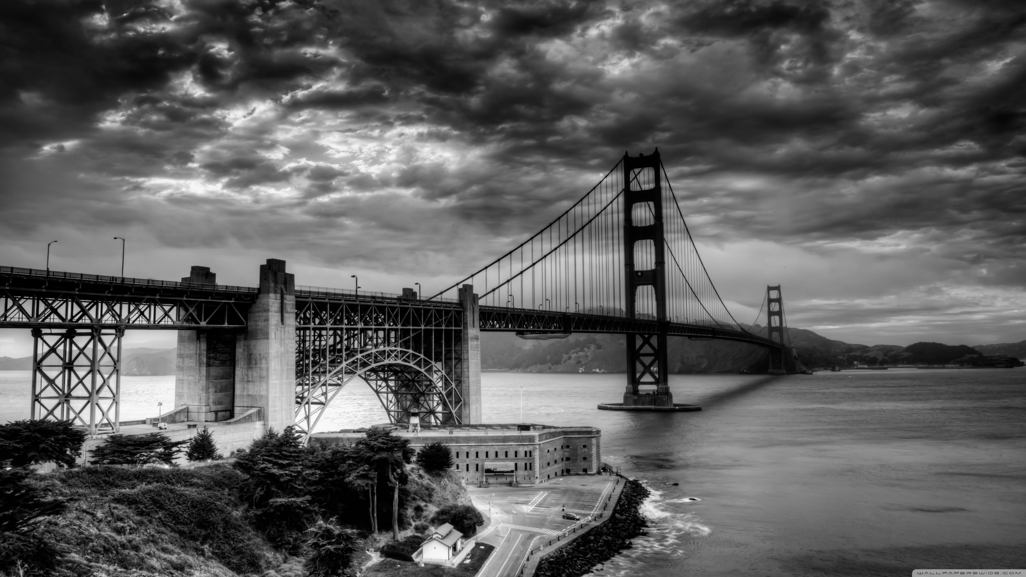 Golden Gate Bridge At Night Wallpapers