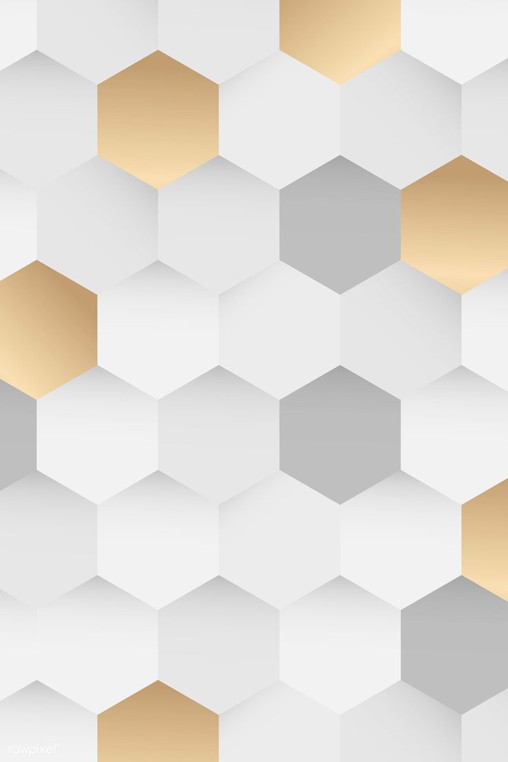 Golden Hexagon Wallpapers