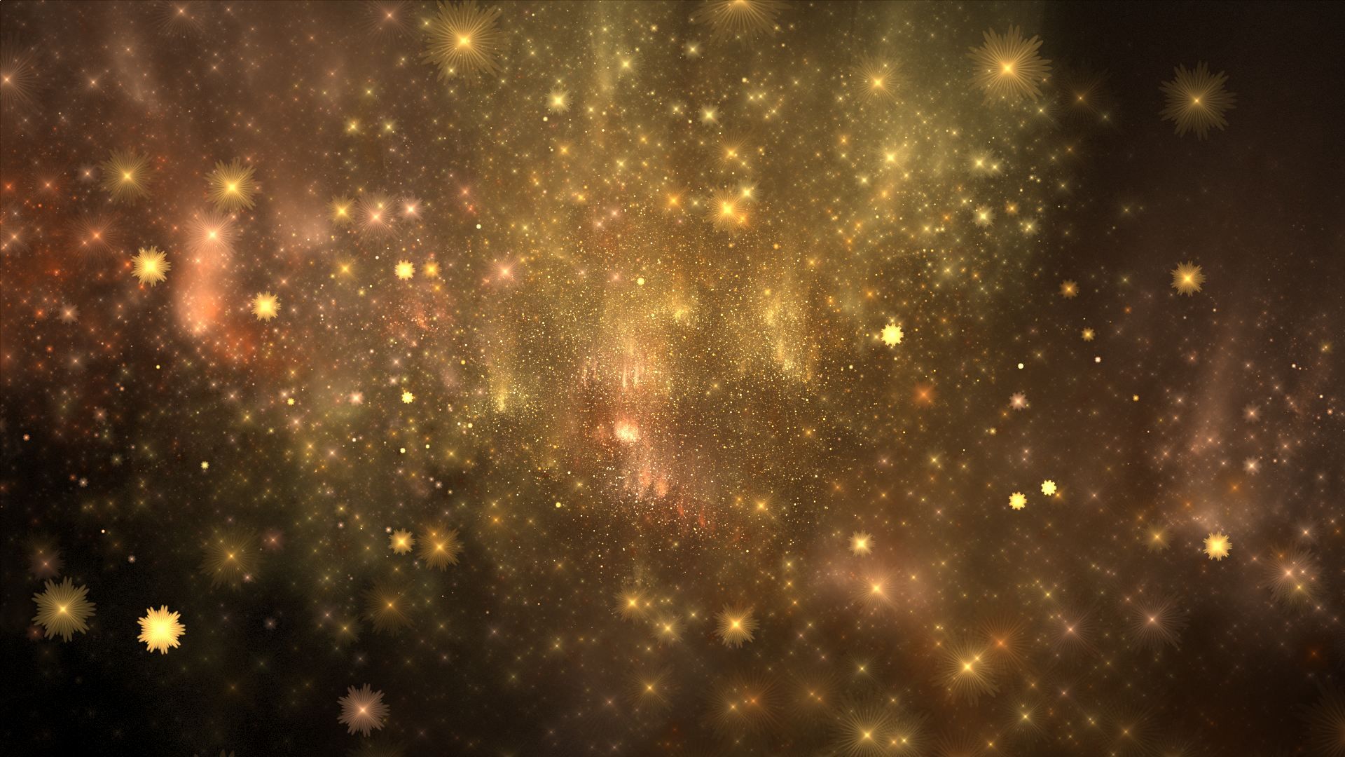 Golden Nebula Wallpapers