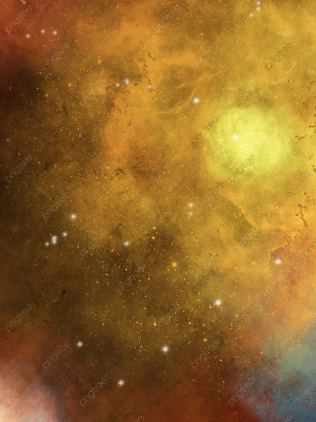 Golden Nebula Wallpapers