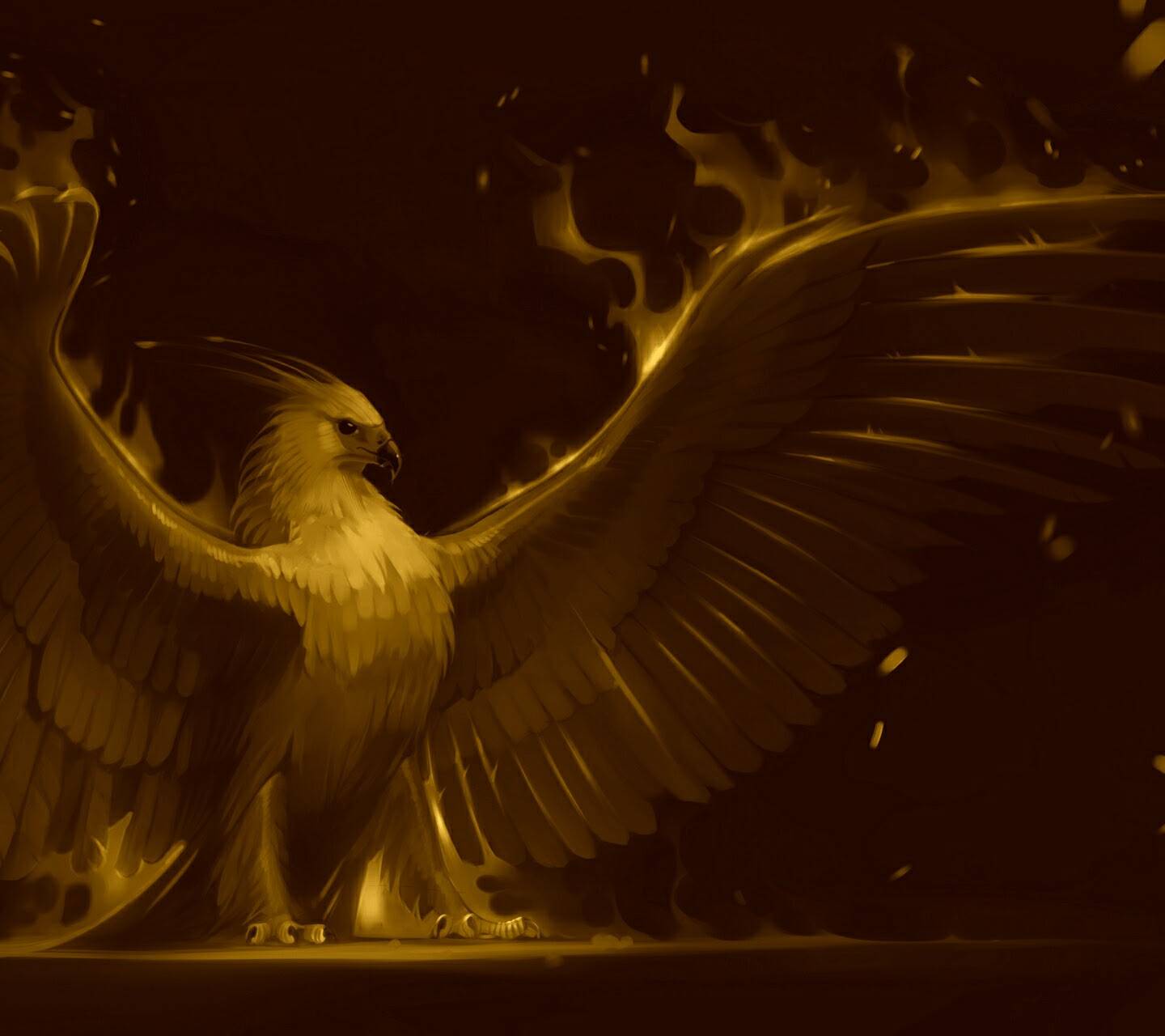 Golden Phoenix Bird Wallpapers