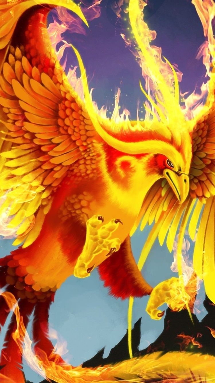 Golden Phoenix Bird Wallpapers