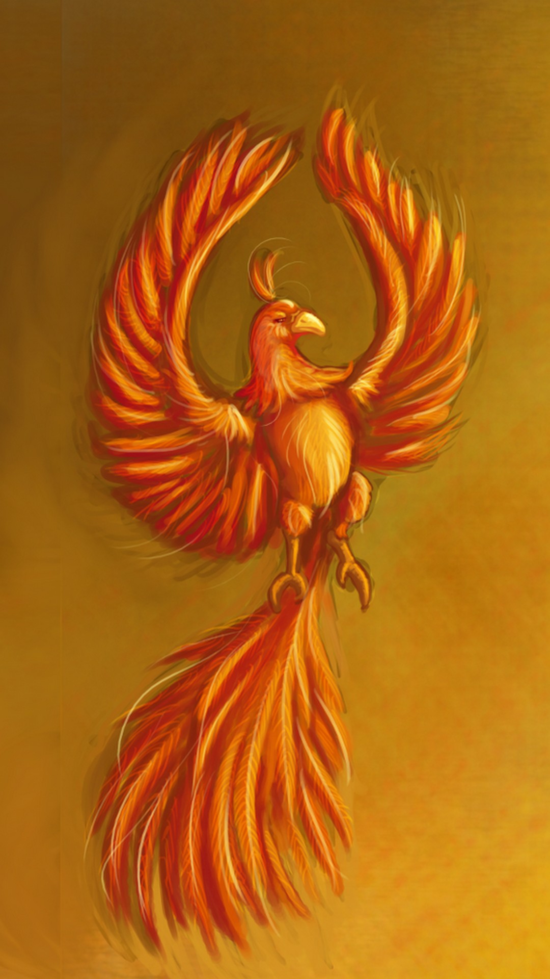 Golden Phoenix Bird Wallpapers