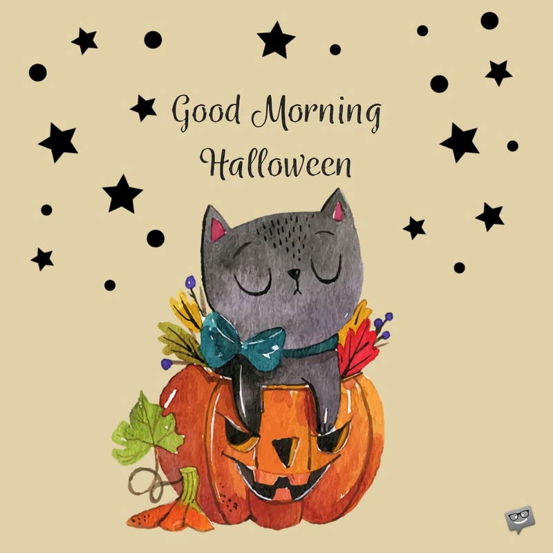 Good Morning Halloween Images Wallpapers