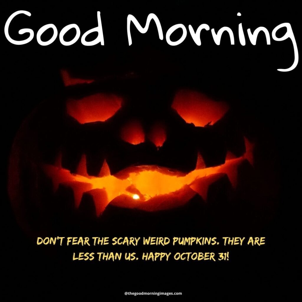 Good Morning Halloween Images Wallpapers