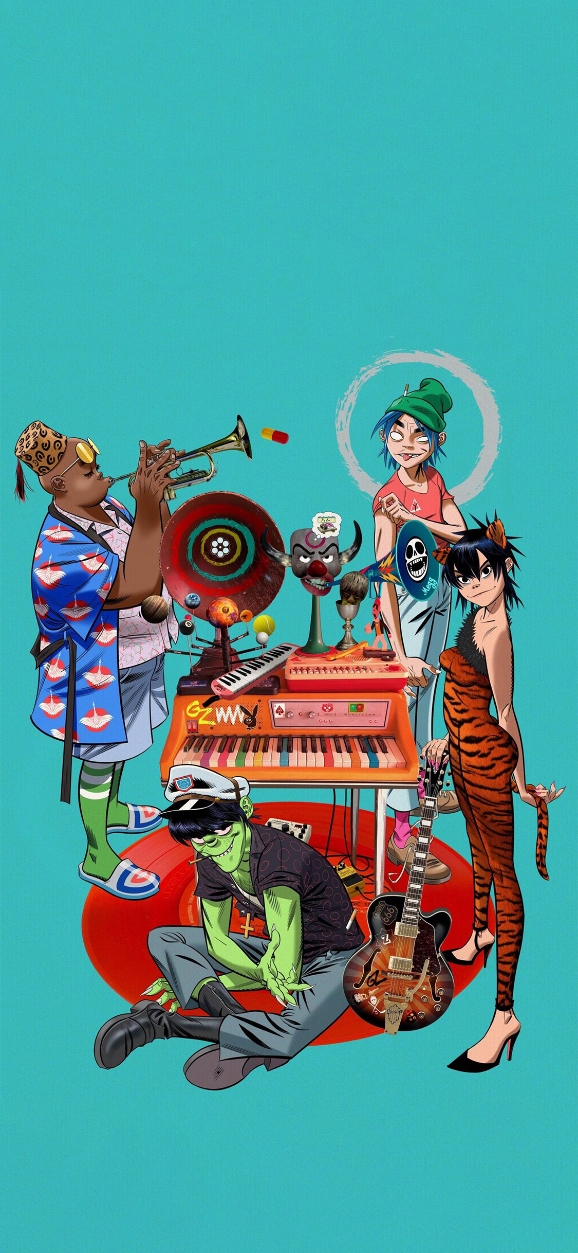 Gorillaz Iphone Wallpapers