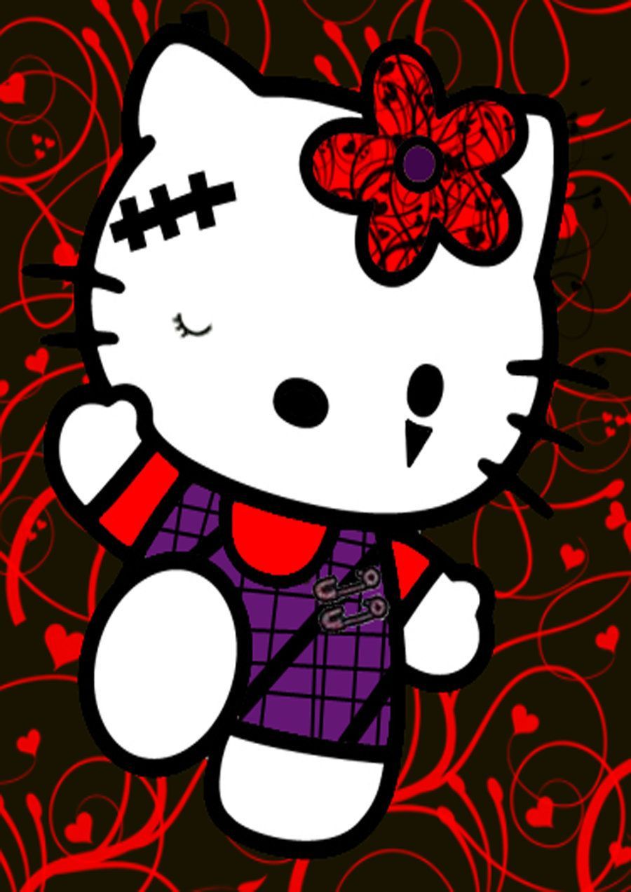 Goth Hello Kitty Aesthetic Wallpapers